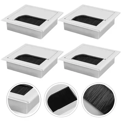 4pcs Cable Management Box Power Strips Hider Box Wire Tidy Box Cable Hole Cover • £9.68