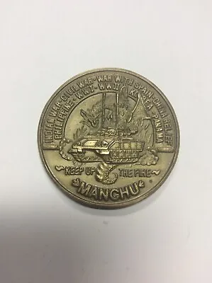 US Army 2/9th INF Delta Death “Manchu” -Keep Up The Fire- Challenge Coin Rare • $99