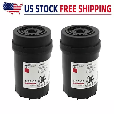 2*LF16352 Oil Filter (30 Micron) Spin-on Replaces 5262313 P556352 B40050 • $35