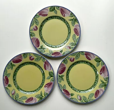 Villeroy & Boch Switch Summerhouse A Rose Salad Plates Germany Set Of 3 • $79