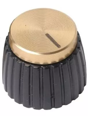 Marshall® Style  Amp Knob Replacement GOLD W/Set Screw Fits Other British • $7.92
