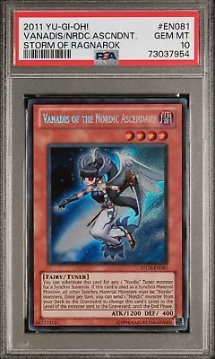 2011 YU-GI-Oh! Stor-Storm Of Ragnarok EN081 Vanadis Of The Nordic Ascendant • $247.72