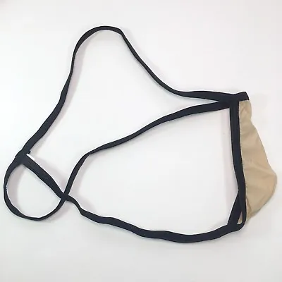 K2032 K203 String Thong FUN Tiny Pouch Cannot Covered Soft Thin Jersey • $5.59