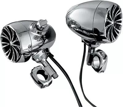 $75 • Buy Kuryakyn 833 The Sound Of Chrome Amp/Speaker GEN3 1 In. Handlebars - Chrome