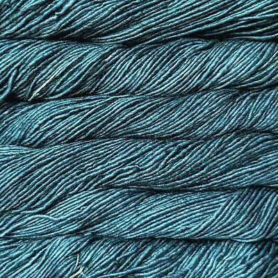 Malabrigo Silky Merino DK Knitting  Yarn Wool 50g - Green Grey (411) • £9.90