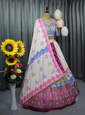 Wear Lehenga Choli Lengha Chaniya Ghagra Wedding Bridal Beautiful • £36.06