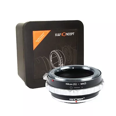 K&F Concept Nikon(G)-M4/3 Adapter Nikon (G) To Micro Four Thirds MFT (KF06.077) • $24.99