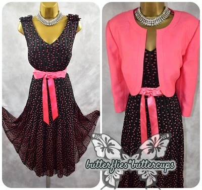 £94.99 • Buy ~ JACQUES VERT ~ Size 18 Beautiful Dress And Jacket Mother Of The Bride Outfit