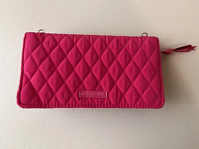 Vera Bradley RFID Smartphone Wallet Classic Pink Quilted Microfiber  • $15.99