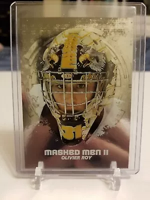 2009-10 ITG Between The Pipes Masked Men 2(Silver Version)-Olivier Roy • $0.72