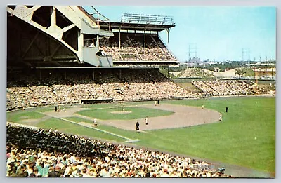 Vintage Postcard WI Milwaukee County Stadium Baseball Game Season 1958 ~13386 • $3.29
