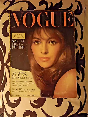 VOGUE Paris August 1967 Rare Special Pret A Porter Edition Magazine • $22