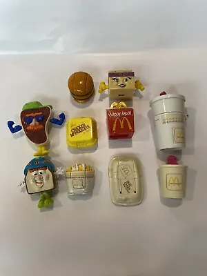 10 McDonalds Changeables Food Transformers Happy Meal Toys Vintage Lot • $42.99