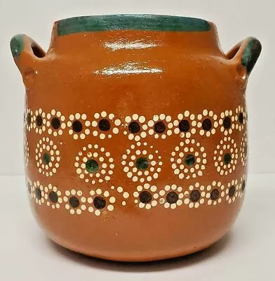 Tlaquepaque Ollas De Barro Mexican Red Clay Bean Pot 3 Quarts • $36.99