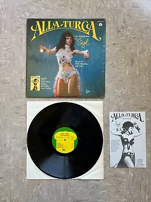 Alla-Turca The Turkish Way Belly Dance Record LP Album READ DESCRIPTION • $8