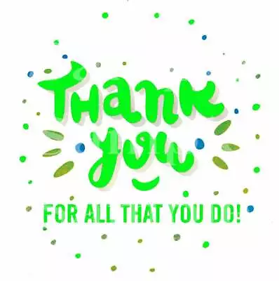 Green Thank You Birthday ~ Edible 2D Fondant Cake Cupcake Topper ~ D24151 * • $9.98