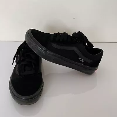 Vans SKATE OLD SKOOL Black POPCUSH™ Size 5 Mens • $20