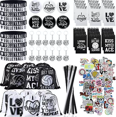 128 Pcs Volleyball Party Favors Sports Gifts For Girls Volleyball Drawstring Bac • $66.19