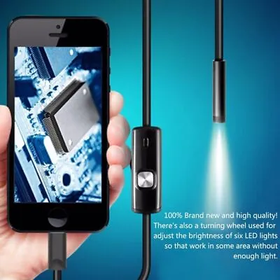 Waterproof HD Inspection Endoscope Camera Wifi Snake Borescope USB For Android • $24.80