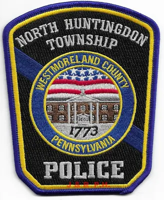 *NEW* North Huntingdon Township PA  (4  X 5 )  Shoulder Police Patch (fire) • $4.35