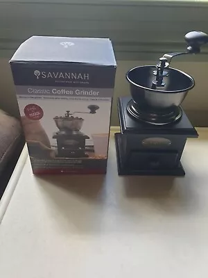 Savannah Classic Coffee Grinder....Vintage Style Model: SAV-8509 .... NEW IN BOX • $20