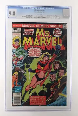 Ms. Marvel #1 - Marvel Comics 1977 CGC 9.8 1st Carol Danvers As Ms. Marvel • £698.92