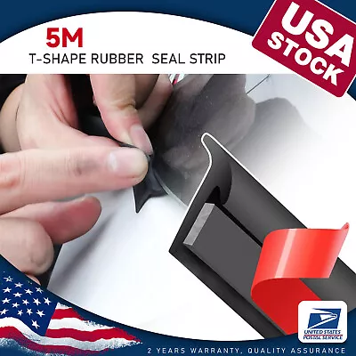 5M For Ford Car Rubber Door Side Window-Trim Moulding Weatherstrip Seal Strip • $9.88