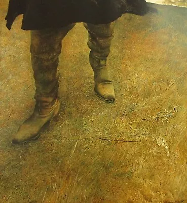 Vintage Art Andrew Wyeth Trodden Weed 1951 Pilgrim Boots Prairie Howard Pyle • $12.88