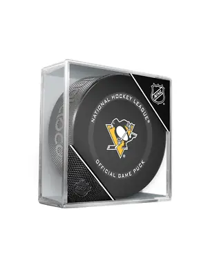 $19.95 • Buy Pittsburgh Penguins Official NHL Hockey Game Puck In Cube With Heat Sensitivity