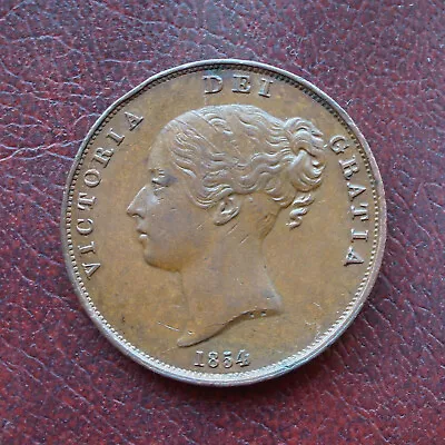 Victoria 1854 Copper Penny • £50