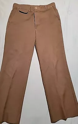 Vntg The JC Penney Slack Mens Sz 28 X 26 Classic Dress Pants Dark Brown 70s 80s  • $36.57