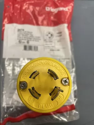 $10 • Buy L14-20P NEMA Plug 20A 125/250V TWIST LOCK PLUG - RUBBER, High Quality!