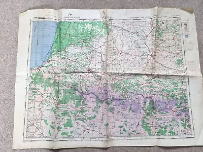 Original WW2 1942 RAF Map Of Toulouse Named • £20
