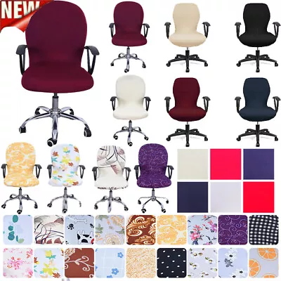 Swivel Computer Chair Cover Stretch Home Protector Office Chair Seat Cover Decor • $12.08