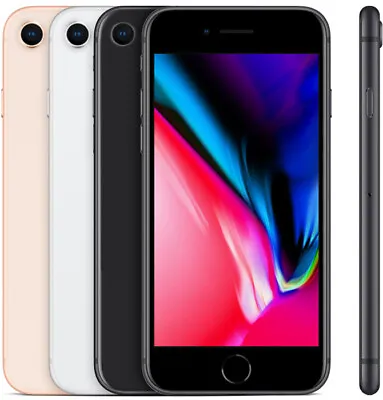 Apple IPhone 8 - 64GB 128GB 256GB - All Colors - Very Good Condition • $111