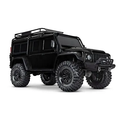 Traxxas 82056-4 Black TRX-4 LandRover Defender 1/10 Scale RTR 4WD Crawler Portal • $499.95