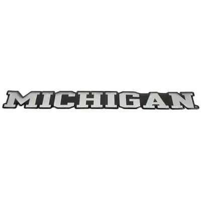 Michigan Wolverines Acrylic Decal - Chrome Letters • $12.95