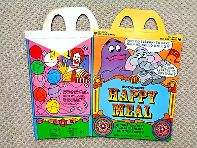 McDonald's 1979 Circus Wagon Happy Meal Box • $7.95