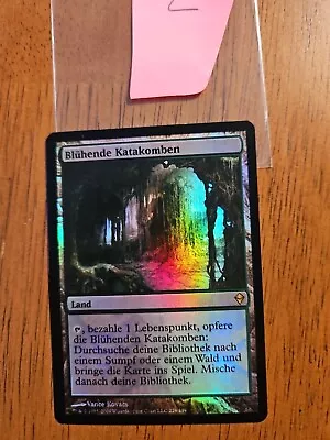 MTG Magic 1x German ***FOIL*** Verdant Catacombs Zendikar LP 2 Of 2 • $65