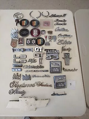 Lot Of Vintage Auto Emblems • $100