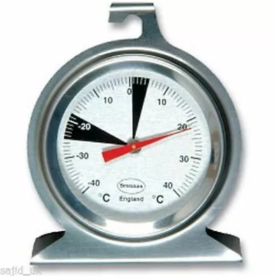 £7.30 • Buy Brannan Premium 50mm Dial Stainless Steel Fridge Freezer Thermometer