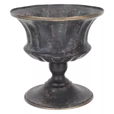 Urn Planter Metal Urn Flower Pot Farmhouse Bucket Urn Flower Pots Tall Plante... • $28.88