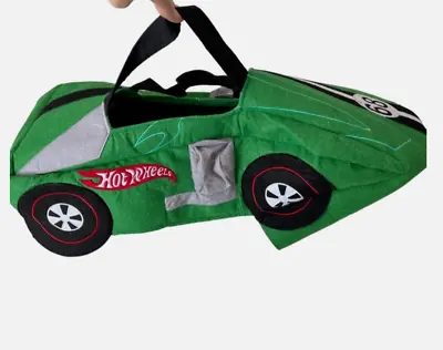 Pottery Barn Kids Halloween Hot Wheels Race Car Costume Green 3T #374 • $88.20