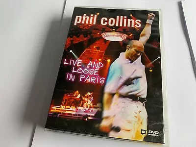 Phil Collins - Live And Loose In Paris (DVD 2000) EX/EX W INSERT [LOC.T1] • £4.49