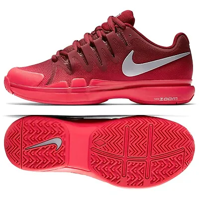Nike WMNS Zoom Vapor 9.5 Tour Team Red 631475-602 Women's Tennis Shoes Size 6 • $89.99