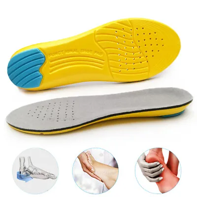 £2.65 • Buy Memory Foam Unisex Orthopedic Shoe Pads Trainer Foot Feet Comfort Heel Insoles