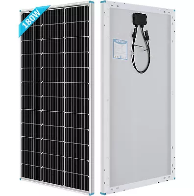 180W Watt 12V Volt Mono Solar Panel Battery Charger Caravan Boat Camper RV • £83.99