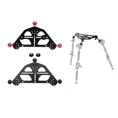 £53.42 • Buy Video Triangle Gimbal Tray With 3 1'' Ball Handle Rig Mount Bracket For DSLR