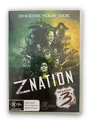 Z NATION Season 3  4 Disc Set Region 4 Free Postage • $15.95