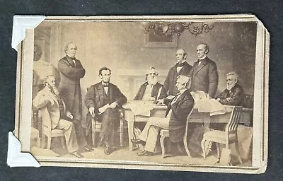 Emancipation Proclamation Abraham Lincoln Civil War CDV Photo Original 1860’s • $399.99